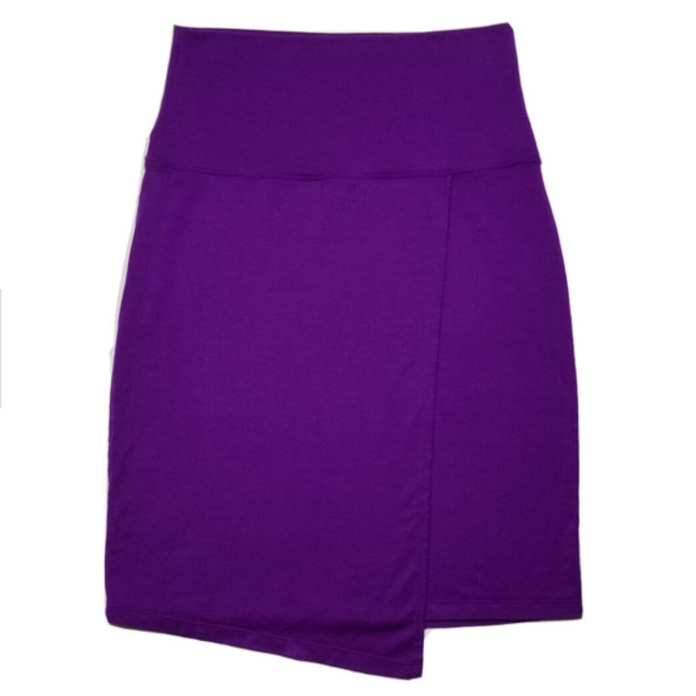 ATHLETA Seaside Fold Over Asymmetric Faux Wrap Skirt 5669E1M